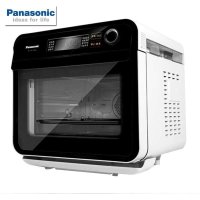 松下(Panasonic)烤箱大容量电家用智能独立控温15升热风微电脑式下拉式上下独立旋转烧烤电烤箱NU-SC100W