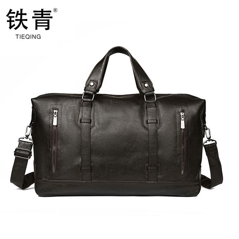 铁青手提包大容量出差旅游包商务短途行李包休闲斜挎健身包R4 个图片