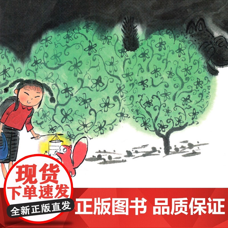 我有一盏小灯笼精装绘本图画书为那些有勇气且有所渴求的心灵黑暗中可以信赖之物绘本适合3岁以上中福会正版童书高清大图
