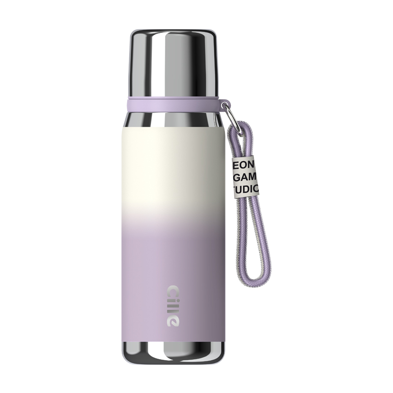 希乐Cille保温杯女生高颜值316不锈钢水杯子男生大容量户外健身水杯630ml高清大图