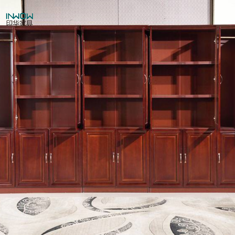 印华(YINHUA)书柜 文件柜 档案柜 木皮 (组) (2250*400*2000)高清大图