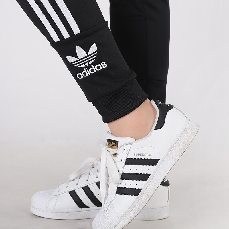 Adidas/阿迪达斯三叶草 女款三条纹休闲运动长裤 FT1827