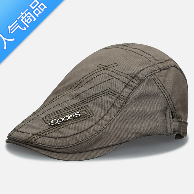 suntek帽子男贝雷帽时尚潮英伦短檐鸭舌帽男士潮牌休闲夏季百搭前进帽