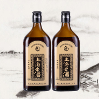 二瓶 湘溪上海老酒黄酒国标八年黄酒485ml*2
