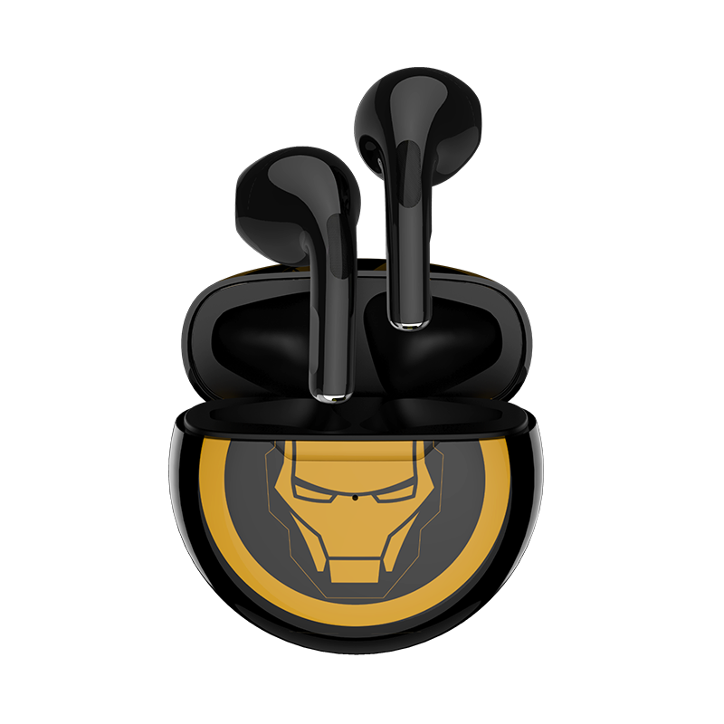 优加漫威正版联名无线蓝牙耳机运动入耳式男款美队钢铁侠游戏低延迟