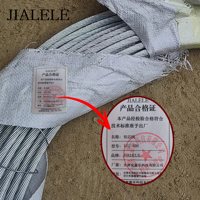 JIALELE 铝芯线LGJ-300 KG高清大图