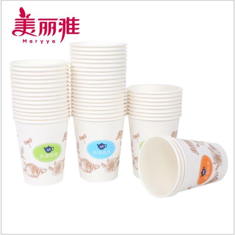 美丽雅 9盎司100只装纸杯 250毫升茶语系列(计价单位:套)高清大图