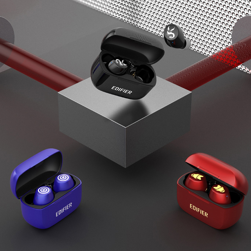 edifier漫步者w3漫威版蓝牙耳机双耳真无线迷你小型隐形入耳塞式运动