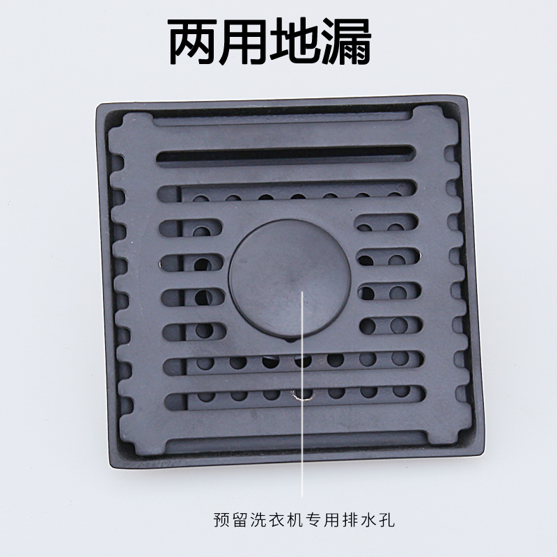 铿锐 不锈钢地漏 防臭地漏 双用大排量防堵塞地漏高清大图