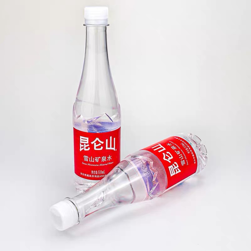 昆仑山 天然雪山矿泉水 高端矿泉水 350ml*24瓶 整箱装高清大图