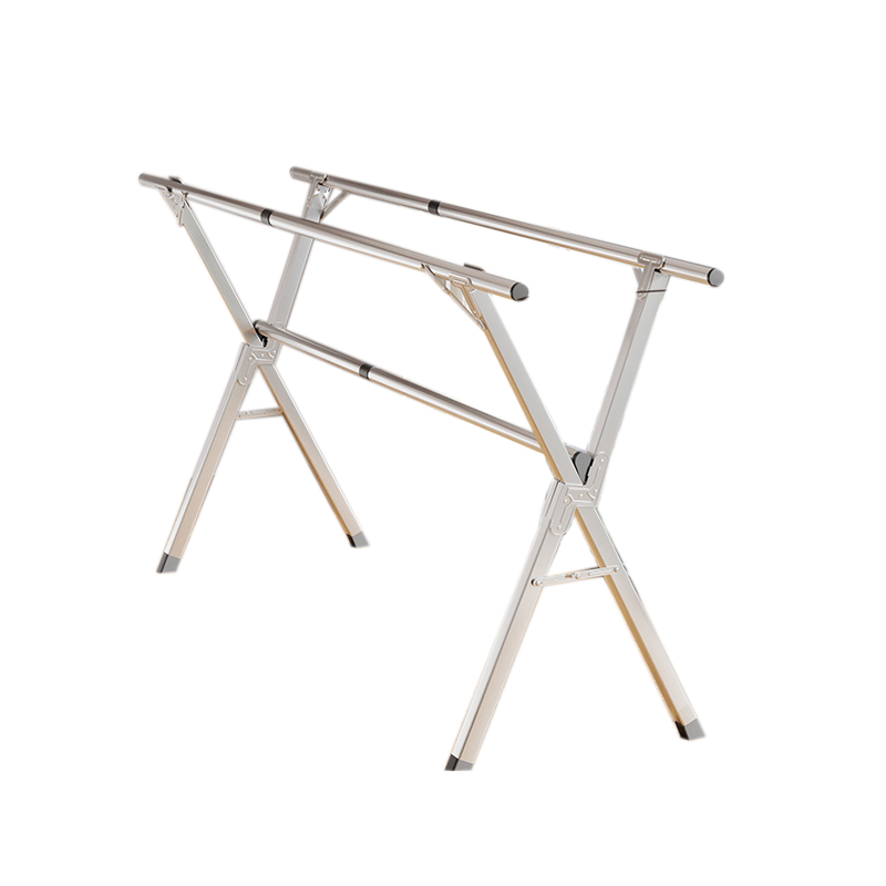 劲脉 折叠晾衣架 三杆方管2.4米 个高清大图