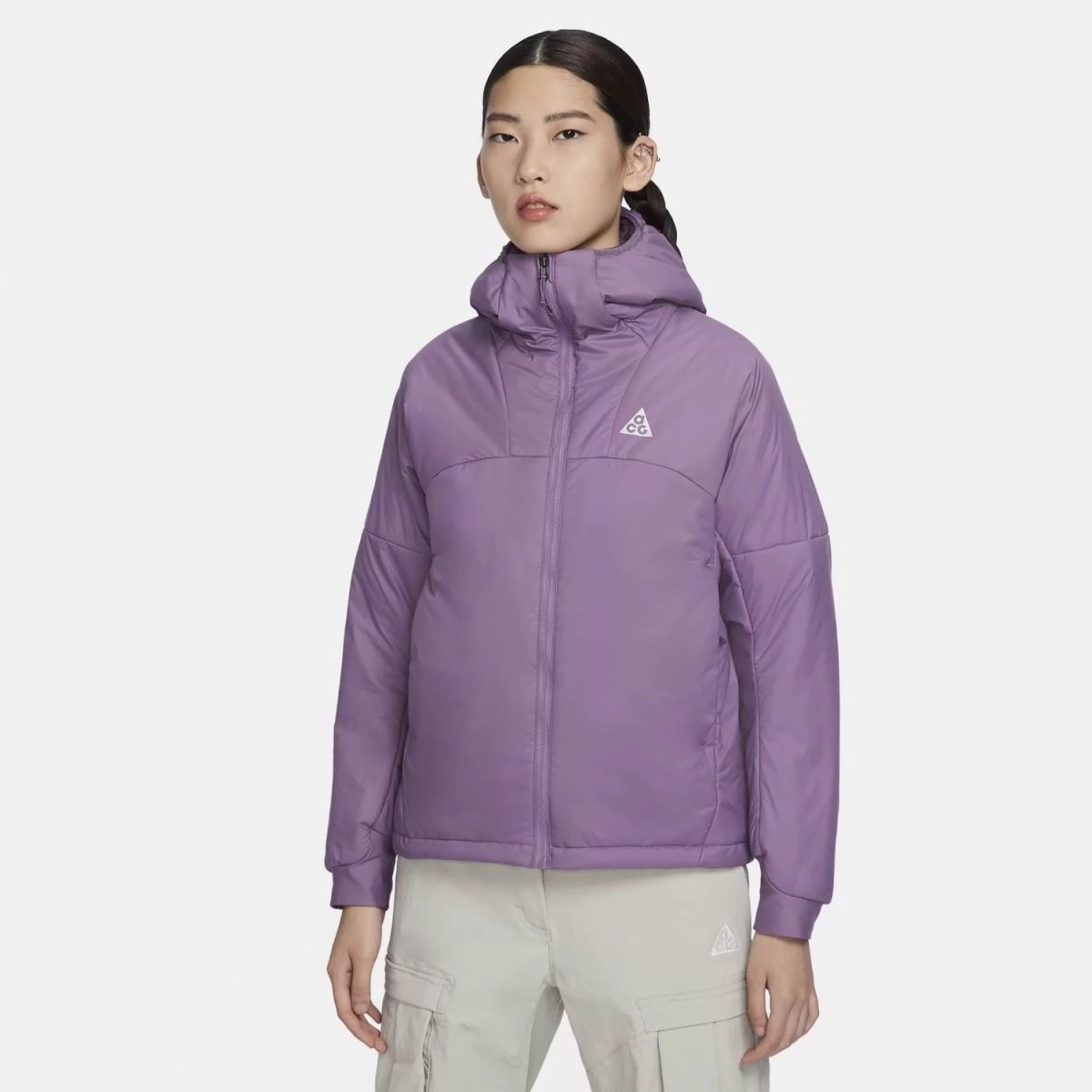 NIKE耐克连帽棉服户外运动休闲保暖女装夹克DQ5841-536 Z DQ5841-536 M