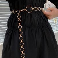 金色六边形腰链女ins风时尚配饰jk连衣裙子衬衫西装腰带装饰收腰 金色六边形腰链