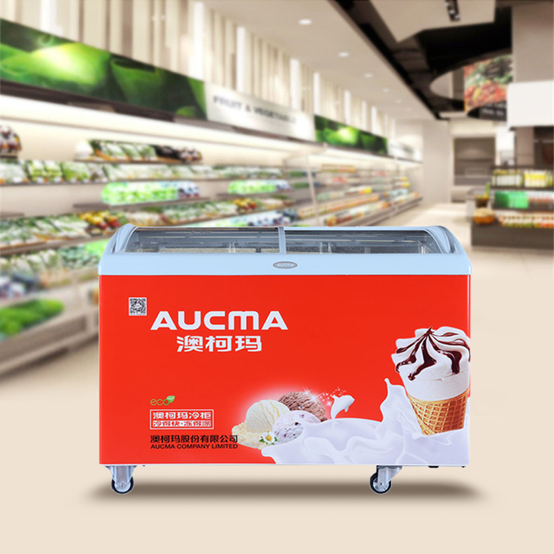 澳柯玛(Aucma)338升展示柜商用冰柜冷柜冰淇淋柜雪糕冷冻柜大冷冻力超市优选SC/SD-338高清大图