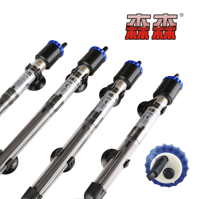 鱼缸加热棒 自动恒温防暴玻璃迷你加温棒小型温控器300w500w高清大图