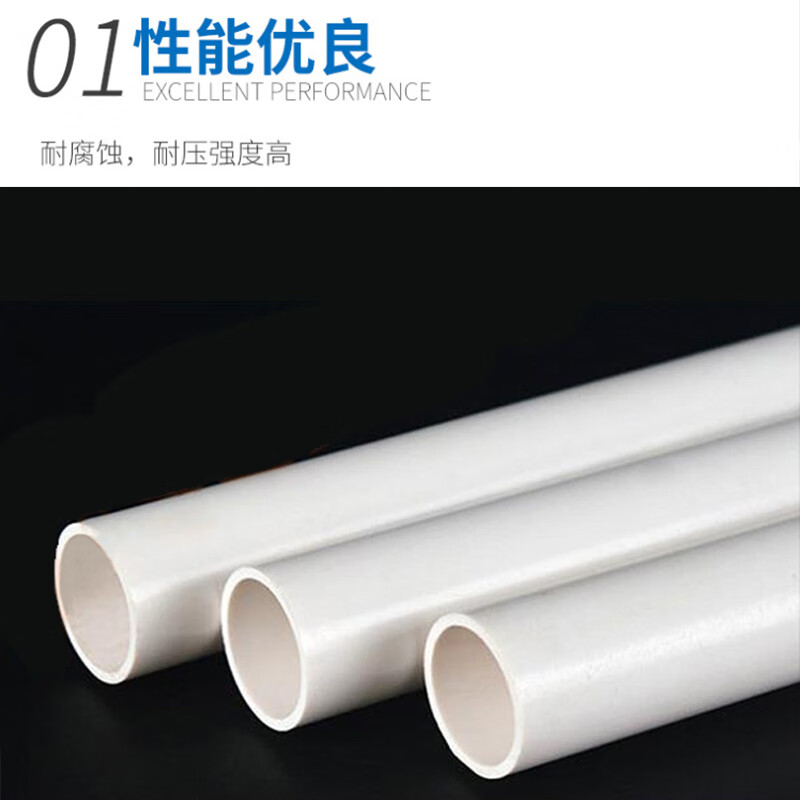 海斯迪克 轻型穿线管 HKZX-2 16mm 1.5m×80根 1.5m×80根 1件高清大图