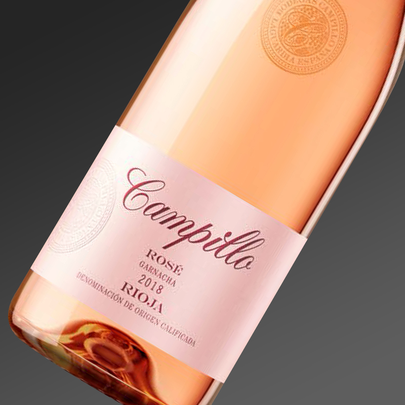 西班牙原瓶进口 里奥哈产区 卡皮罗(campillo)桃红葡萄酒2019年 750mL 低温发酵