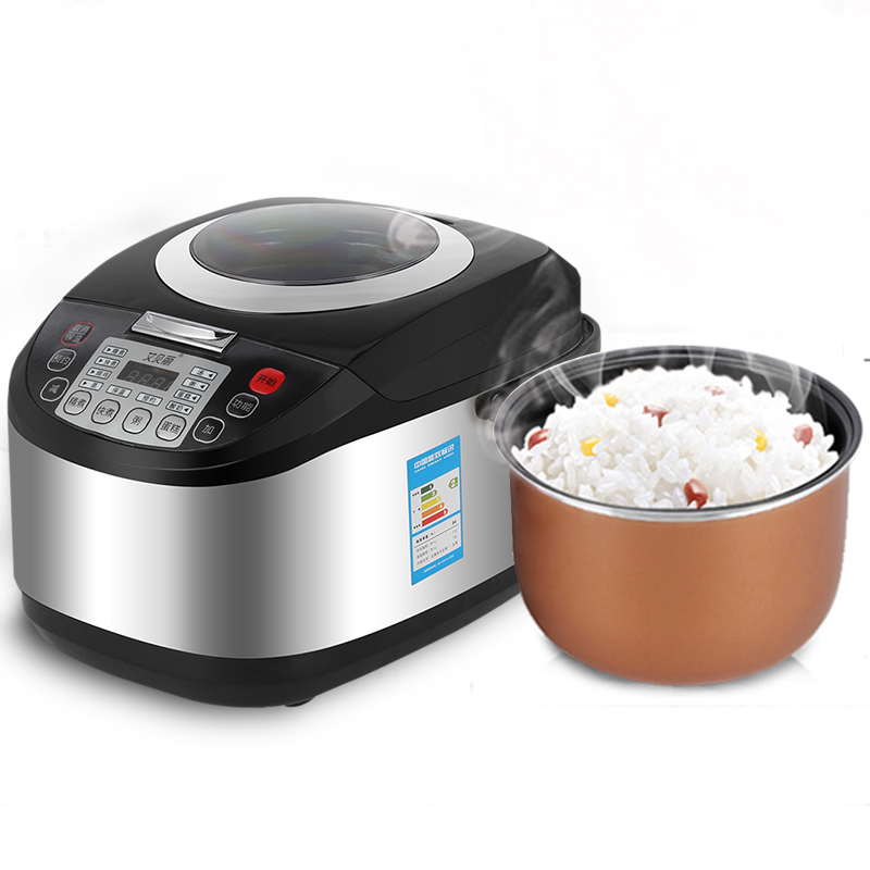 艾贝丽ft905l电饭锅电饭煲全自动智能预约黑晶不粘内胆多功能电饭锅