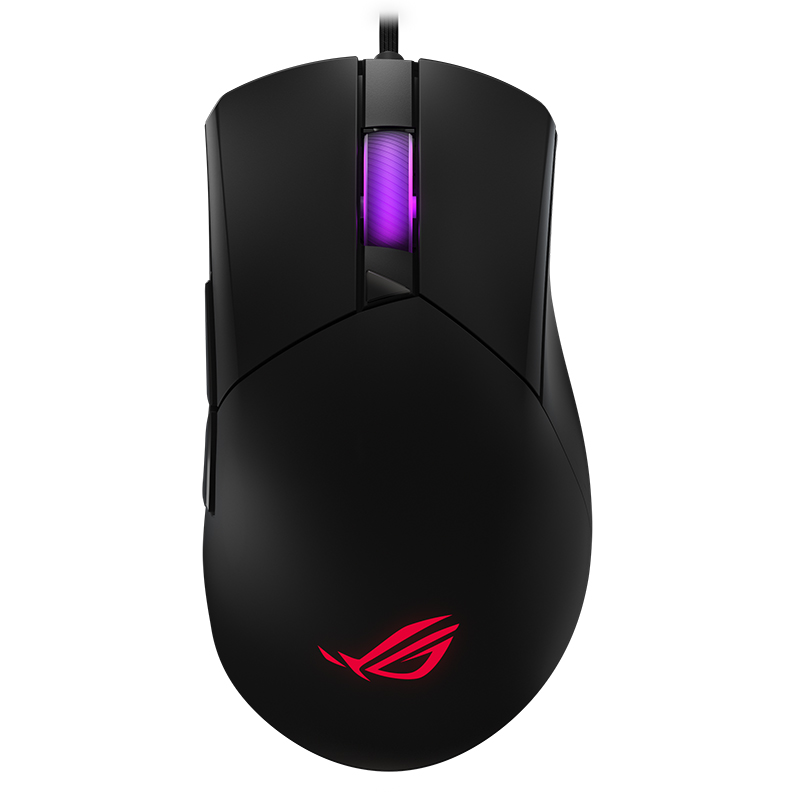 华硕ASUS办公鼠标P523 ROG GLADIUS III CORE 黑色USB供电光学便携2键笔记本专用高清大图