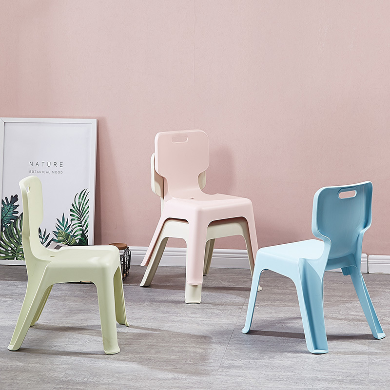 闪电客家用儿童小椅子卡通学生学习椅幼儿园餐椅靠背换鞋矮凳