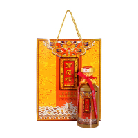 【茅风味50年窖藏】53度 酱香型白酒贵州名谷酒业纯粮食原浆酒国产白酒 单支礼品袋装 酒舍会