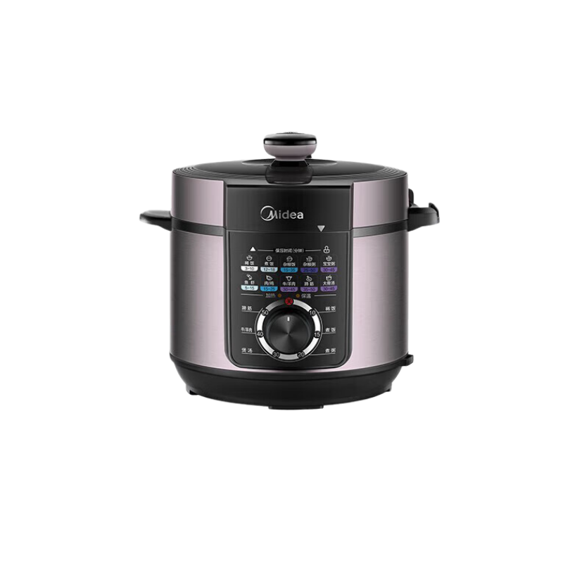 美的(Midea) MY-YL50X3-102 电压力锅 家用智能双胆高压锅多功能高压电饭锅快速不沾煮饭锅 双胆高压锅