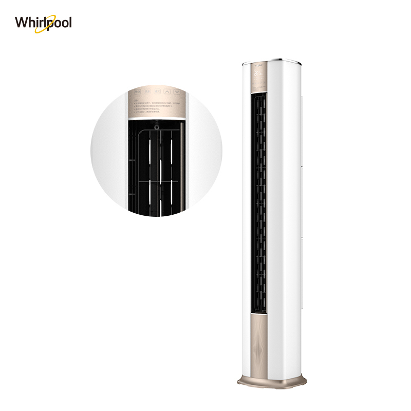 惠而浦(Whirlpool) 2匹变频 执风侠新能效 专利双贯流变频压缩机 2P冷暖柜机 空调IVH-52YH3NW