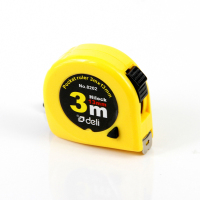 港大专属 得力 金属卷尺 测量工具 测绘钢皮尺 5M 长卷尺