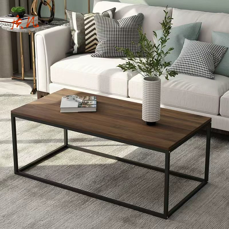 苏宁 质凡 会客商务休息区接待茶几 120*60*45长茶几高清大图