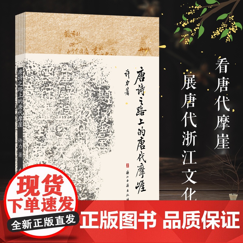 唐诗之路上的唐代摩崖【著名表演艺术家王刚倾力】浙江诗路上唐代石刻遗存 用文献资料配合历史照片将唐代摩崖状况清晰呈现书