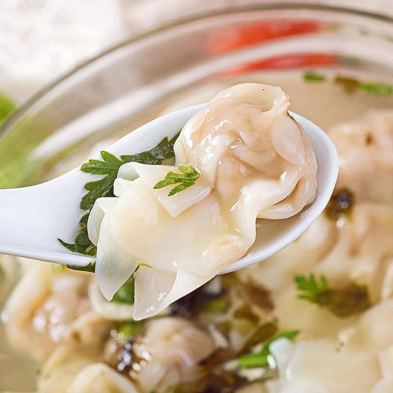 买就送料包顺丰传统手工馄饨现包现发速冻馄饨早餐食品