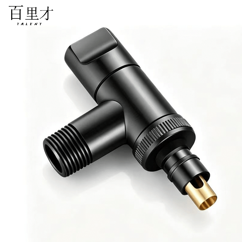 百里才 全铜枪灰色洗衣机水龙头 4分DN15 个图片
