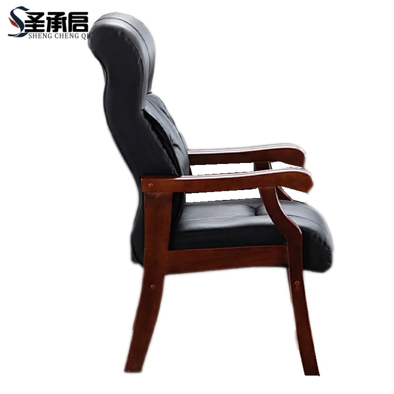 圣承启 实木椅 黑把高清大图