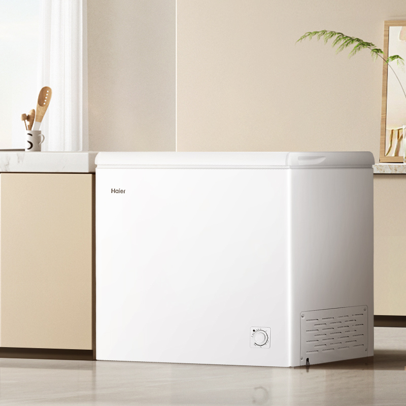 海尔(Haier)200升冷柜 家用卧式冰柜 冷柜 一机 六用
