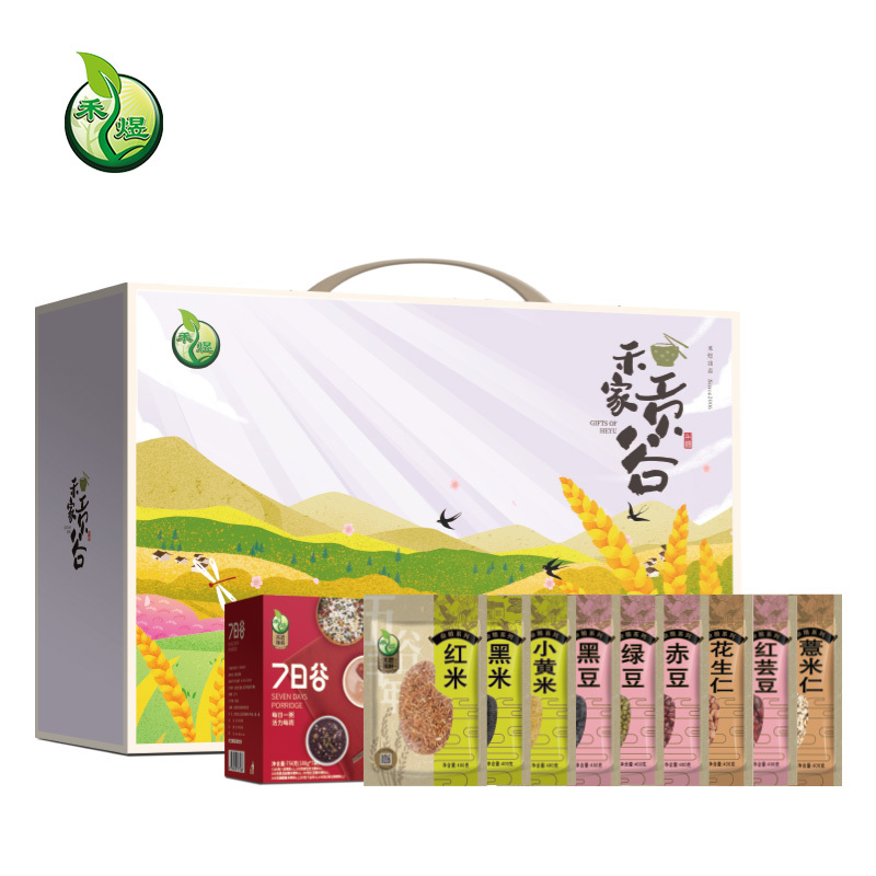 禾煜禾家贡谷礼盒4356g 五谷杂粮 粗料粥料