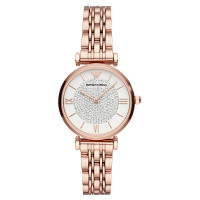 阿玛尼(EMPORIO ARMANI)满天星手表 19年新款时尚优雅休闲潮流女士石英表 AR11244