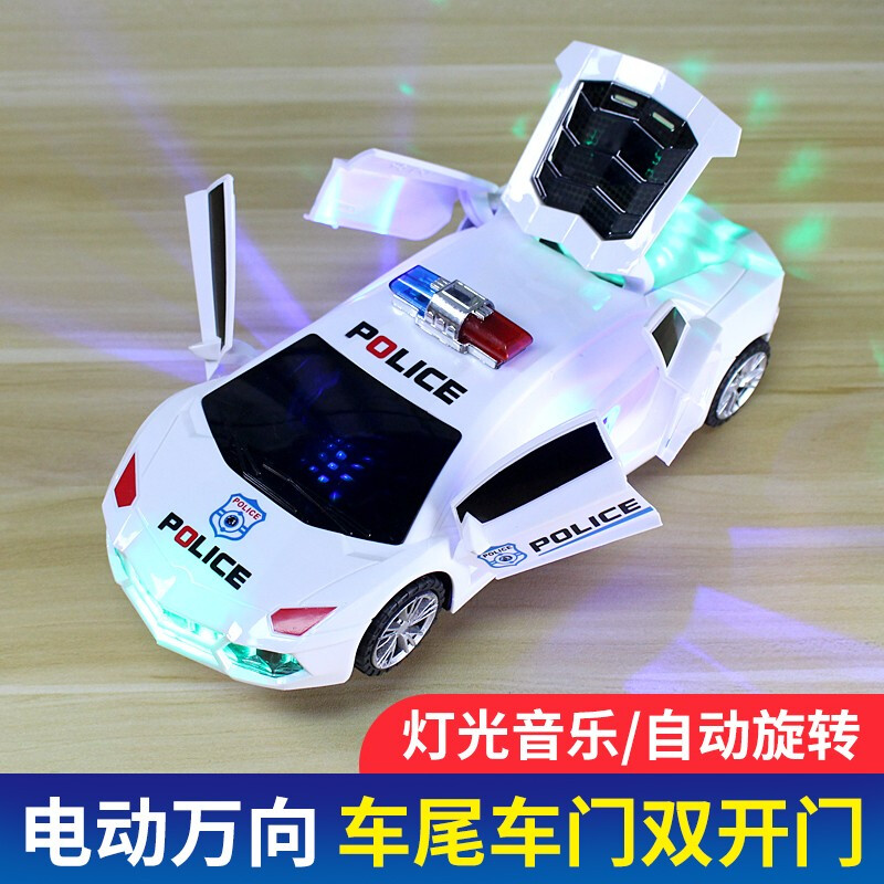 林檎跳舞车灯光音乐会跳舞旋转万向警车抖音玩具会跳舞的汽车送女朋友老婆生日礼物送女朋友老婆情人节七夕生日礼物