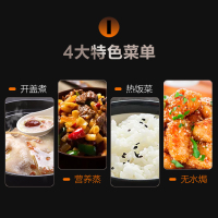 苏泊尔 (SUPOR) 家用电压力锅 精钢球釜内胆 智能预约烹饪 5L双胆高压锅 5L 显影触控 荣获20年IF设计大