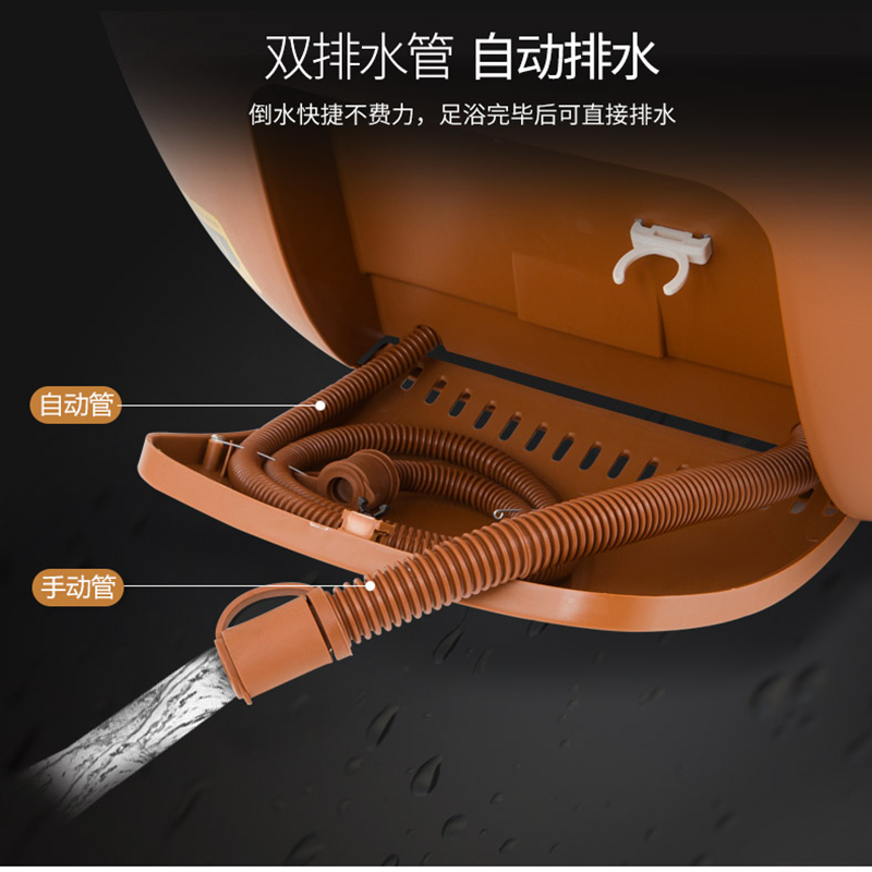 美承(Mition)06C28A 高端足浴盆全自动按摩加热 泡脚器深桶恒温熏蒸足疗机 防漏电 吴盺同款过小腿 一台胜两台