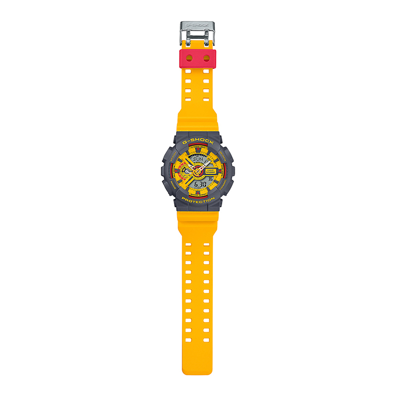 卡西欧手表gshock新品复古风格90年代经典配色防水防震运动表款ga110