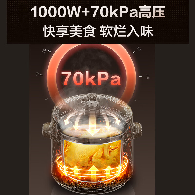 苏泊尔智能电压力锅SY-60YC688高清大图