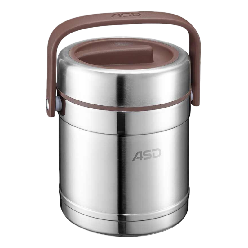 爱仕达ASD 臻悦系列保温提锅 三层304不锈钢材质双层锅体保温饭盒 保温桶 2L大容量RWS20TY