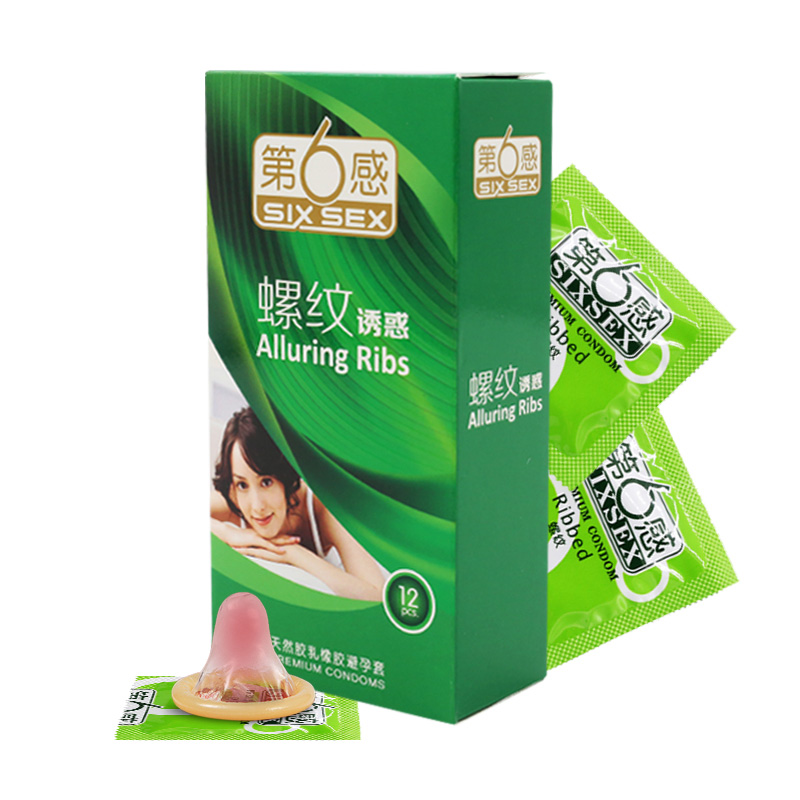 进口第六感(SIXSEX)避孕套超薄款10+螺纹10+颗粒10 润滑安全套成人情趣用品 原装进口香草味计生用品高清大图