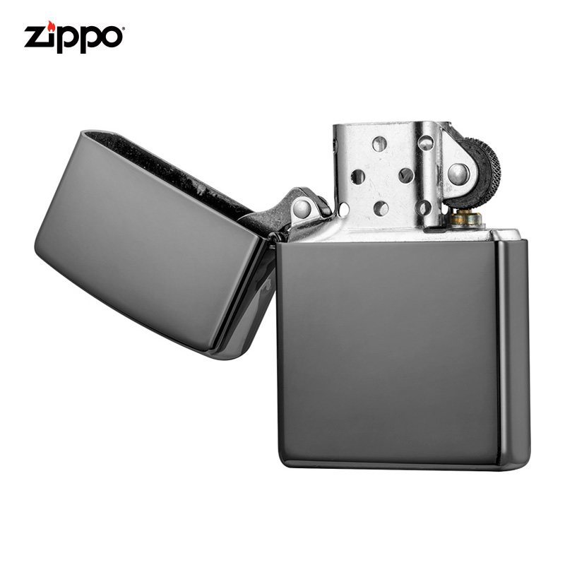 zippo芝宝打火机美国原装ZIPPO防风煤油之宝打火机150黑冰150-045520