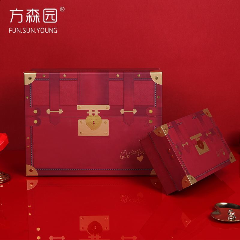 婚庆喜宴送礼礼品盒伴手礼回礼盒礼物盒纸盒送女生精美包装