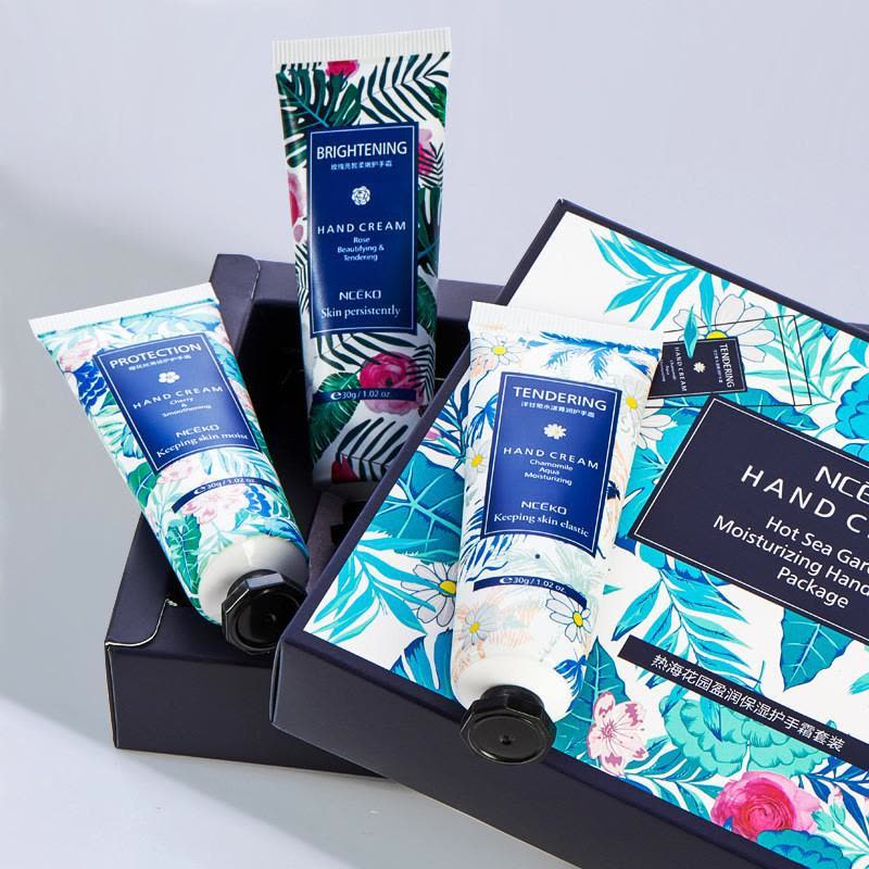 30g*3支装 [促销价]热海花园盈润保湿护手霜套装30g*3支装嫩肤手部护理图片