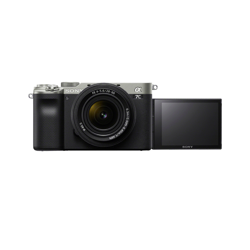 索尼(SONY)Alpha 7CL 银色 全画幅微单数码相机 标准变焦镜头FE 28-60mm F4-5.6单镜头套装 银色(ILCE-7CL)