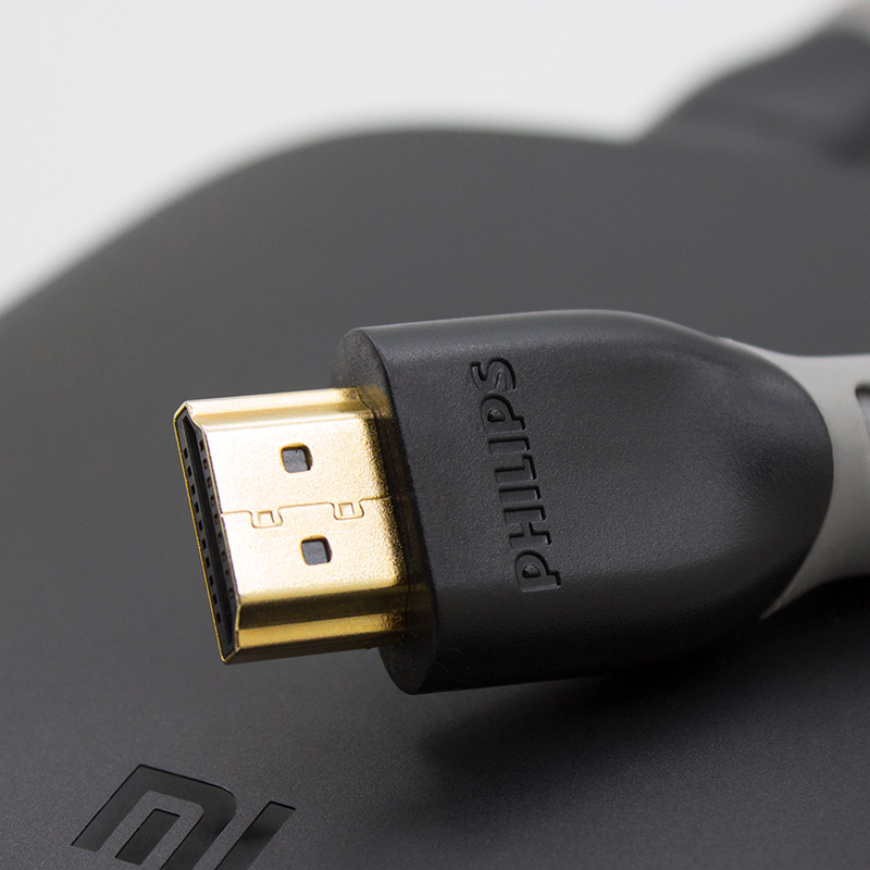 6116hdmi线小米盒子4k高清线机顶盒ps4笔记本台式机电|黑色[收藏 ]享