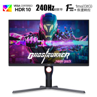AOC 27G3Z显示新率电竟游戏显示器AOC显示器高清显示器吃鸡游戏显示器显示屏 240HZ高刷显示器