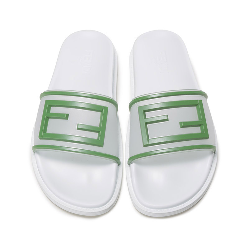芬迪fendi男士baguette系列热塑性聚氨酯平底拖鞋凉拖7x1522ahis